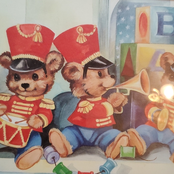 VTG / C. HANSON TEDDY BEAR ART - Picture 2 of 9